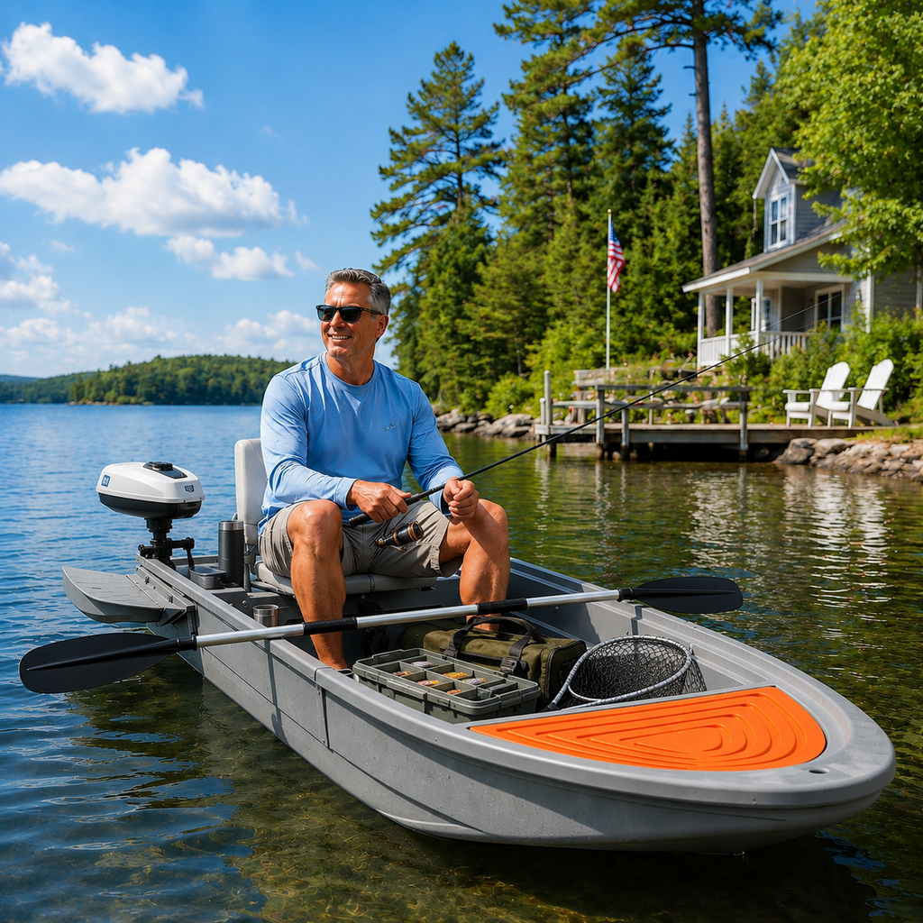 4–6 Person Modular Fishing Boat – Portable, Motor Compatible & No Trailer Needed