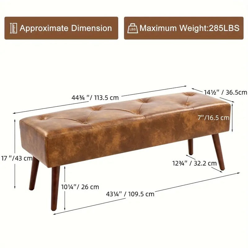 brown pu middle aged style changing shoes used